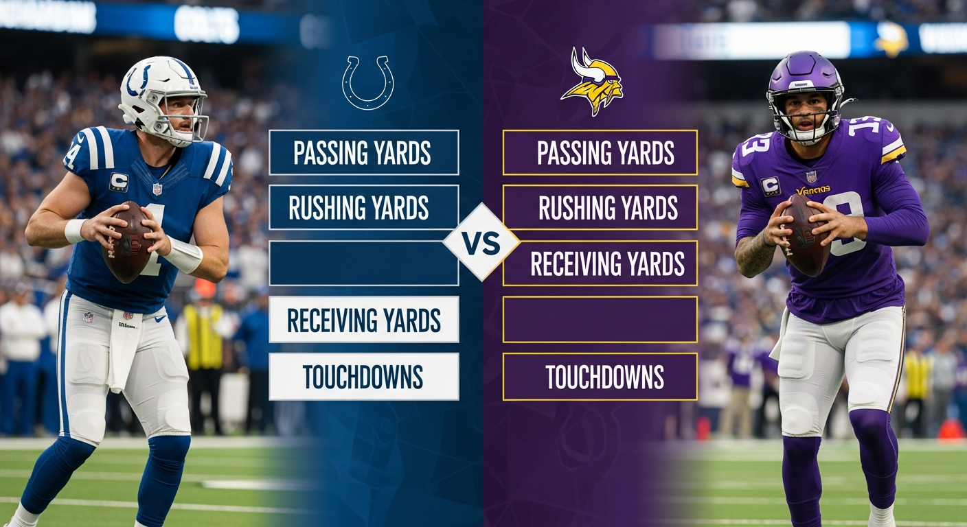 Indianapolis Colts vs Minnesota Vikings Match Player Stats