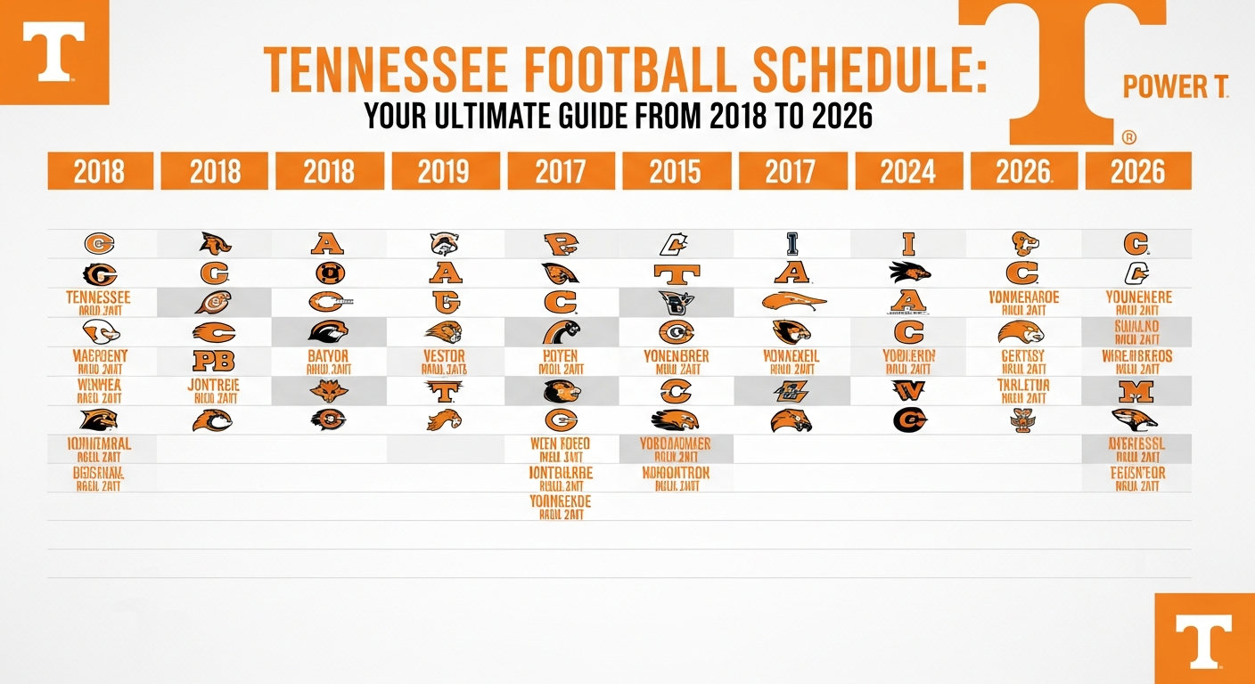 Tennessee Football Schedule